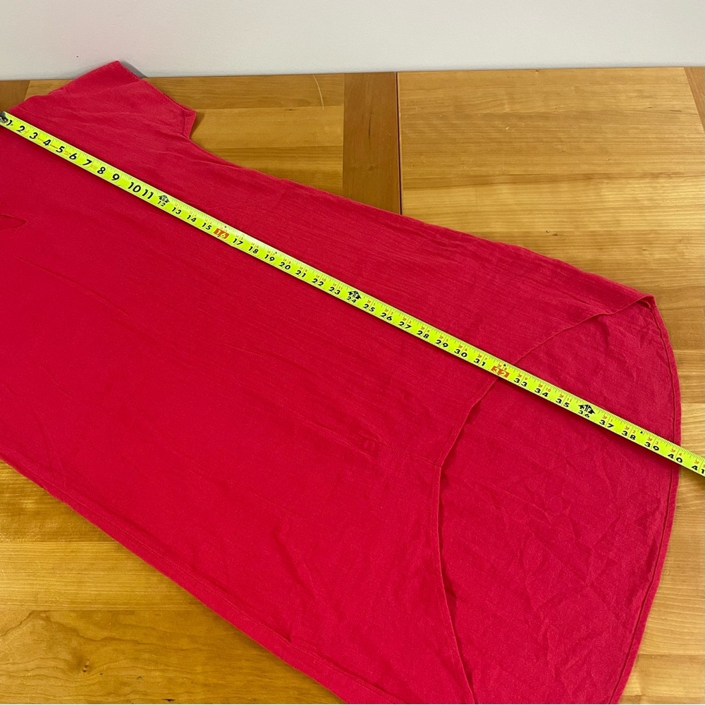 Soft Surroundings Hi Low Cutout Red Dress medium - Picture 9 of 10